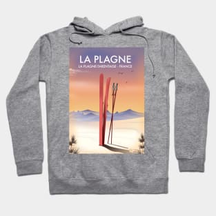 La Plagne ,La Plagne-Tarentaise, France ski Hoodie